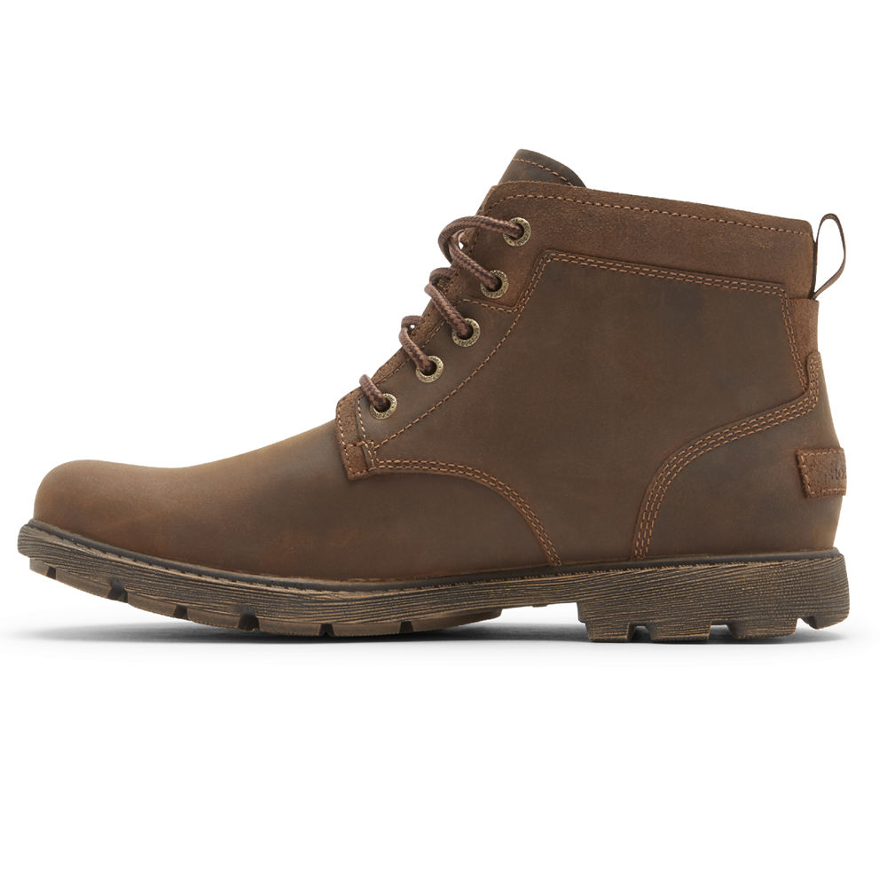 Botas Rockport Hombre Mexico - Rugged Bucks 2 Chukka Marrom - HVUAO2630